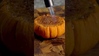 Crème Brûlée INSIDE Mini Pumpkins [upl. by Rugg605]