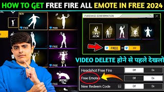 Free Fire का सभी Emote Free में कैसे मिलेगा  How To Get Free Emote In Free Fire  noob to pro [upl. by Zeuqram]