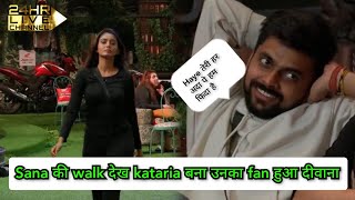 Sana Makbul Ko Ramp Walk Karta Dekh Kataria Hua Deewana Boli Dil Ki baat In Bigg Boss Ott 3 live [upl. by Ettenad]