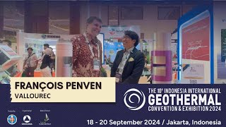 Interview  François Penven Vallourec  IIGCE 2024 Jakarta Indonesia [upl. by Lyell962]