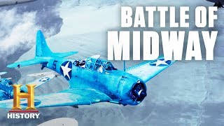 Battle of Midway Tactical Overview – World War II  History [upl. by Kciredohr]