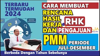 Cara Membuat Rencana Hasil Kerja SKP Periode Juli Desember Di PMM Tahun 2024 [upl. by Ahsiruam]