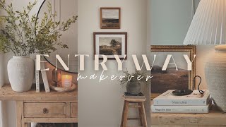 Entryway Makeover amp Spring Decorate With Me 2023  DIY Thrift Flips  DIY Accent Wall [upl. by Bozovich]