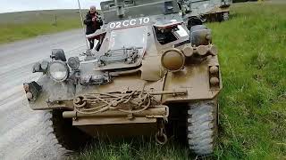 Daimler Ferret Armoured Scout Car vs Catterick Tank Ranges Mud [upl. by Stockmon129]