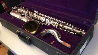 SOLD Buescher True Tone Tenor Saxophone 1925 197xxx with quotsalt shakerquot octave key [upl. by Sivart]