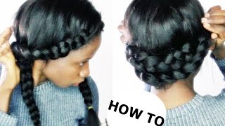 HOW TO DO QUICK AND EASY HAIRSTYLES USING A WIG [upl. by Okia]