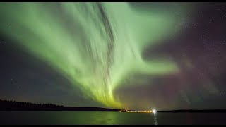 Aurore boreali timelapse Lapponia Finlandia Aurora Polare Rovaniemi amp Muonio Turismo Santa Claus [upl. by Adnilem]