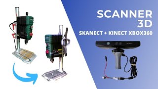 SCANNER 3D LOW COST KINECT XBOX 360  SKANECT [upl. by Gnilrets]