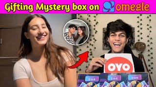 I Gifted Mystry Box TO MY LOVE I FOUND ON OMEGLE 😍  MET IN REAL LIFE [upl. by Nedyarb]