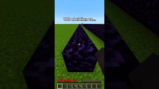 100 OBSIDIAN VS PICKAXE shortsfeed viralshorts minecraft [upl. by Jacqui]