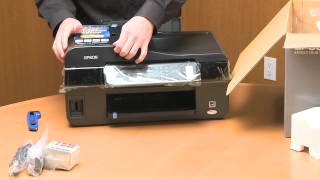 Epson WorkForce 435 AllinOne Printer  Unboxing [upl. by Ellicec]