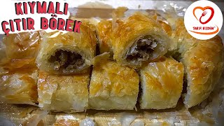 KIYMALI ÇITIR BÖREK📣Baklava Yufkasından Kıymalı Sarıyer Böreği Tarifi [upl. by Ferro]