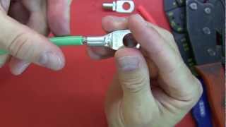 Tutorial How to crimp connectors strip wire and use heat shrink [upl. by Esdnyl]