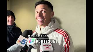 Matías Kranevitter post partido reacción inmediata  River Plate 1  1 Rayados [upl. by Deering]