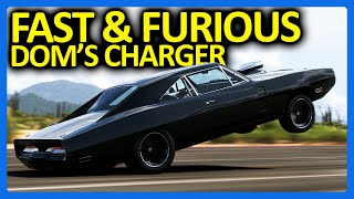 Forza Horizon 5  Can Doms Charger Wheelie FH5 Fast amp Furious Car Pack [upl. by Elocn]