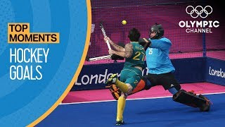 Top 10 Olympic Hockey Goals  Top Moments [upl. by Oirevlis]