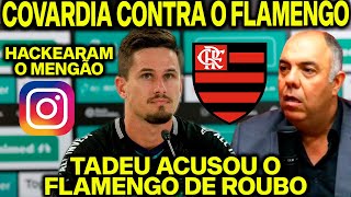 ABSURDO GOLEIRO TADEU ACUSA FLAMENGO DE ROUBO FLA PERDE CONTA NO INSTA [upl. by Leena]