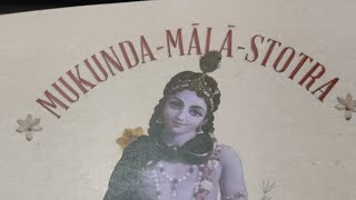 Hari Cakra dasa Ahdg está ao vivo MUKUNDA MALASTOTRA MANTRA 1 PARTE 4 [upl. by Ybok]