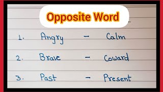 10 Opposite Word Opposite Word Opposite Word in English Few Opposite Words Opposite Word [upl. by Yves]