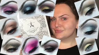 10 Looks 1 Palette JEFFREE STAR COSMETICS STAR WEDDING [upl. by Wit]