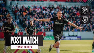 quotEverybody Has To Be Readyquot  Brentford 11 West Ham  Tomáš Souček  Post Match Reaction [upl. by Graehme]