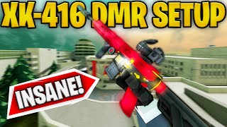 The XK416 DMR in Bad Business Roblox [upl. by Aylat]