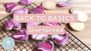 Back to Basics Valentines Marbled Shortbread  Georgias Cakes [upl. by Miyasawa]