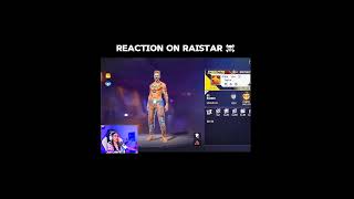 Girls reaction on raistar ☠️😈raistarfreefire savage79short [upl. by Aitahs]