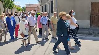 Procesión de San Pedro Regalado Fiestas de Tarazona de la Guareña [upl. by Llet790]