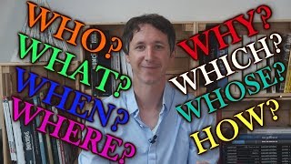 Poser une question en anglais partie 1  WHATWHEREWHENWHO [upl. by Mattson]