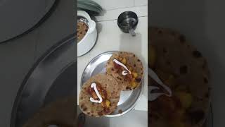 Paratha roll quick easy recipe amp yammi😋😋😋 [upl. by Akiehs]