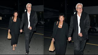 Tim Robbins And Reed Morano Grab Dinner With The Shawshank Redemption co star Morgan Freeman in LA [upl. by Spike]