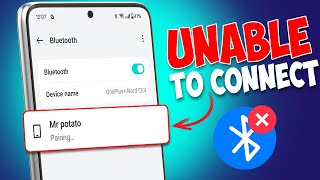 How to Fix Unable to Connect with a Paired Bluetooth Device on OnePlus [upl. by Bodrogi970]