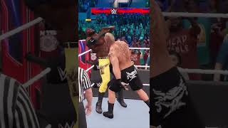 wwe brocklesnar vs bobbylashley wwewrestler wwe2k23 gamingshorts shortvideo shorts 5 [upl. by Atekihc]