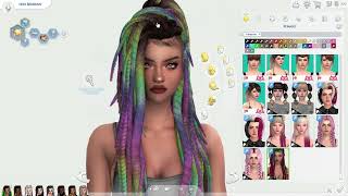 Enamorada de mi nuevo cabello Sims4 Cc [upl. by Hilliard]