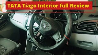 TATA Tiago Interior Review  Tiago Interior Functions  TATA Tiago XZ Plus Interior  Tiago Bs6 [upl. by Hands]