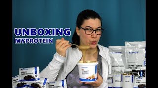 MYPROTEIN UNBOXING AND PRODUCT REVIEW  INTHEKITCHENWITHELISA [upl. by Ayokal219]