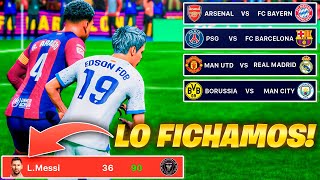 NOS ENFRENTAMOS A EDSON FDB EN EL MODO CARRERA 😱 Ficharemos a MESSI FIFA24 [upl. by Winston796]