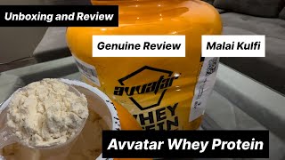 AVVATAR WHEY PROTEIN Genuine review and unboxing review fitness health trustified [upl. by Blackburn]