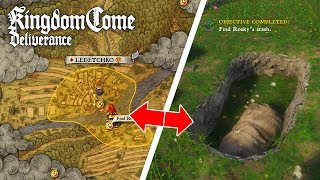 HOW TO FIND REEKYS STASH OF GROSCHENS  Kingdom Come Deliverance  How to Find Reeky and His Stash [upl. by Ehcropal]