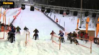 Snowspeedhillrace in Eberschwang [upl. by Nipsirc299]