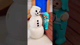 Willst du einen Schneemann bauen⛄️ shorts frozen playmobil [upl. by Breban]