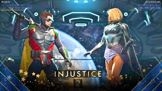 Injustice 2  Robin Vs Supergirl [upl. by Bogart695]