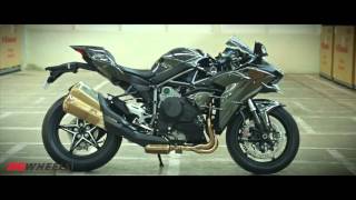 2016 Kawasaki Ninja H2  WalkAround Video  ZigWheels India [upl. by Dranreb220]