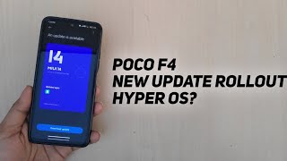 POCO F4 New Update Miui 14080 Rollout  POCO F4 Hyper OS Update Rollout  Poco F4 New Update [upl. by Harrus]