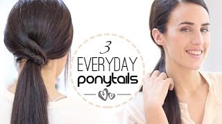 Easy Everyday Ponytalis [upl. by Jamill]