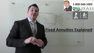 Fixed Annuity Explained  Fixed Annuities Review [upl. by Prussian]