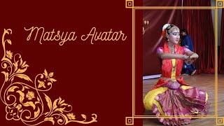 Narayan Narayan  Matsya Avatar  10th Anniversary Dashavatar  Bharatanatyam [upl. by Enohs36]