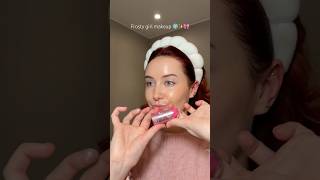 Frosty girl makeup ❄️✨🎀 makeup makeuptutorial makeuplook [upl. by Kilbride847]