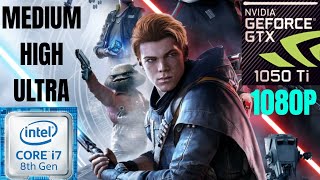 Star Wars Jedi Fallen Order GTX 1050 Ti  i78750H FPSMediumHighEpic  1080p [upl. by Ainola]